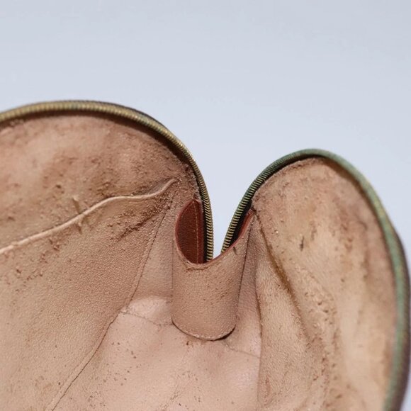 LOUIS VUITTON Monogram Trousse Demi Ronde Cosmetic Pouch M47520 LV Auth 112798 - Picture 16 of 16